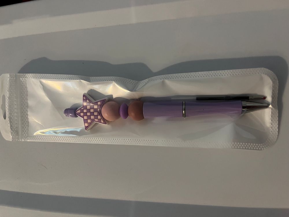 Custom Purple Star Pen