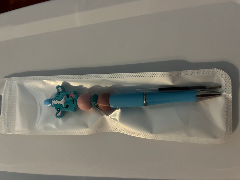 Custom Blue Cow Pen