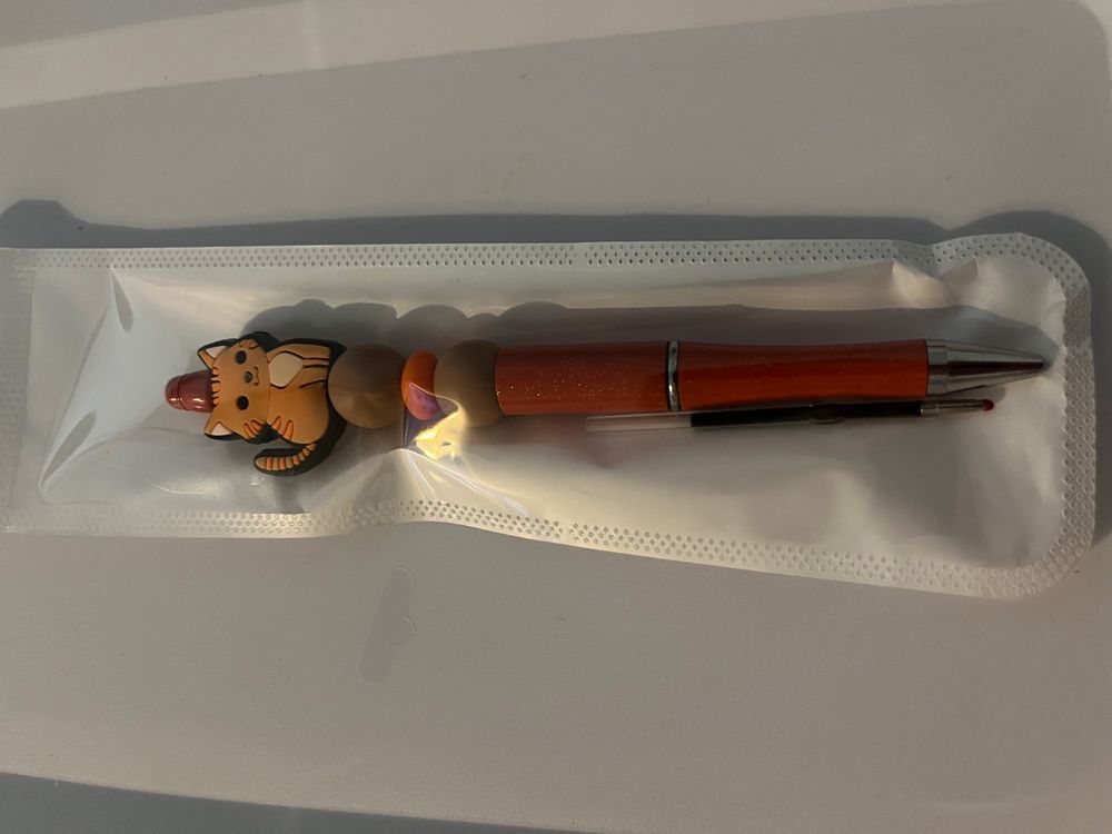 Custom Brown Cat Pen