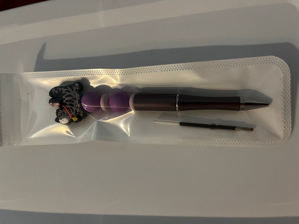 Custom Grey Cat Pen